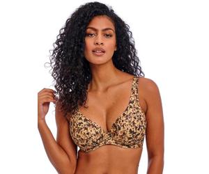Freya Swim Women's Arizona Wave Underwire High Apex Bikini Top, Dune, 34E