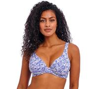Freya Swim Women's Ocean Breeze Underwire High Apex Bikini Top, Denim, 3 6DD US