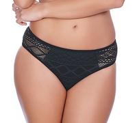 Freya Womens Sundance Hipster Bikini Brief - Black Nylon - Size Large