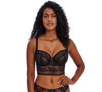 Freya Sydnie Wired Longline Bra (D-FF) Black