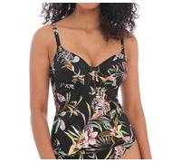 Freya Tahiti Nights AS200056 Underwired Plunge Tankini Top Black 32HH CS