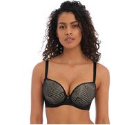 Freya Tailored Plunge T-Shirt Bra Moulded Underwired Supportive Black 30DD