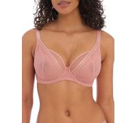 Freya Women's Tailored Underwire High Apex Bra Plunge, Sheer, Ash Rose, 32F