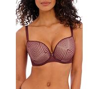 Freya Tailored Plunge T-Shirt Bra Dark Cherry Red 34E