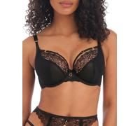 Freya Women's Temptress Underwire Plunge Bra, Opaque, Black, 34E