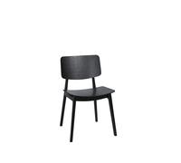 Freya Two Dining Chair Black Stained Oak
