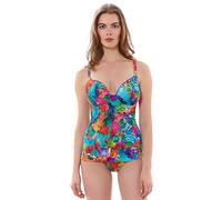 Freya Under The Sea 3930 Underwired Non Padded Plunge Tankini Top Reef Multicoloured 34D