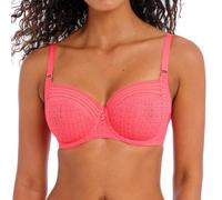 Freya Womens Viva Lace Side Support Bra - Pink Polyamide - Size 34FF