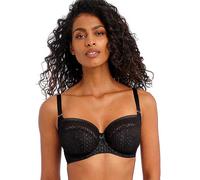 Freya Women's Viva Underwire Side Support Bra Full Coverage, Opaque, Lace Noir, 32J UK