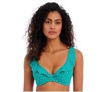 Freya Womens 7230 Jewel Cove High Apex Bikini Top - Blue Elastane - Size 30F