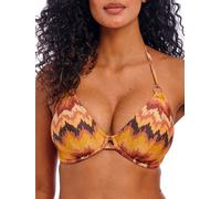 Freya Womens Arizona Wave Halterneck Bikini Top - Orange Polyamide - Size 36D