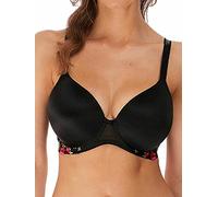 Freya Women's Awakening Demi Plunge Underwire Molded T-Shirt Bra, Black, 38D