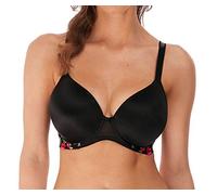 Freya Women's Awakening Demi Plunge Underwire Molded T-Shirt Bra, Black, 38D