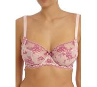Freya Women's Balconette Full Coverage Bra, Sheer, Vintage Rose, 34DD