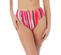 Freya Womens Bali Bay High Waist Brief - Pink Nylon - Size X-Small