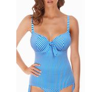 Freya Women's Beach Hut Non Padded Plunge Tankini in Blue | Size: 36F Freya Blue 36F