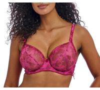Freya Women's Blossom Underwire Plunge Bra, Red Rose, 32FF