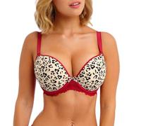 Freya Women's Cherish Me Moulded Plunge T-Shirt Bra in Red | Size: 30FF Freya Red 30FF