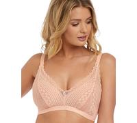 Freya Women's Daisy Soft Plunging Lace Bralette Bra, Blush, S