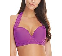 Freya Womens Deco Swim Underwire Moulded Multiway Bandeau, 34FF, Ultra Violet
