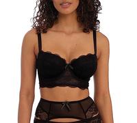 Freya womens Fancies Underwire Longline Bra, Black, 38FF