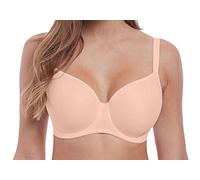 Freya Women's Fancies Underwired Balcony T-Shirt Bra Balconette, Semi-Sheer, Natural Beige, 30E