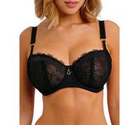 Freya Women's Fascinate Underwire Balconette Bra, Black, 38FF US