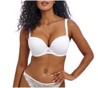 Freya Women's Fascinate Underwire Molded Plunge T-Shirt Bra, White, 30FF US