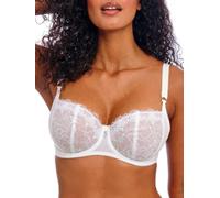 Freya Women's Fascinate Underwire Unlined Balconette Lace Bra, White 38FF US