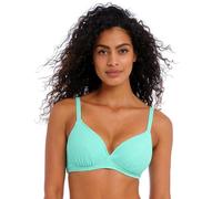 Freya Women's Ibiza Waves Underwire Plunge Bikini Top, Blue, 34FF