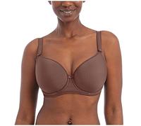 Freya Women's Idol Underwire Molded T-Shirt Bra, Coffee Roast, 38FF US