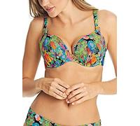 Freya Womens Island Girl Underwire Bandless Deco Moulded Bikini Top, 30E, Black