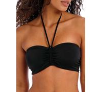 Freya Womens Jewel Cove Bandeau Bikini Top - Black Polyamide - Size 34DD