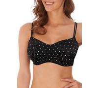 Freya Womens Jewel Cove Bralette Bikini Top - Black Polyamide - Size 32DD
