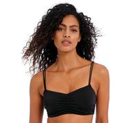 Freya Womens Jewel Cove Bralette Underwire Bikini Top, Plain Black, 3 2F US