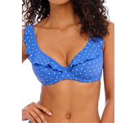 Freya Womens Jewel Cove High Apex Bikini Top - Blue material_polyamide - Size 32GG