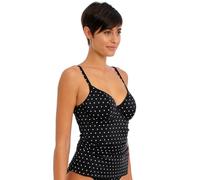 Freya Women's Jewel Cove Tankini Top Underwire Non-Padded Plunge Black 38FF