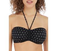 Freya Womens Jewel Cove Bandeau Bikini Top - Black Polyamide - Size 34G