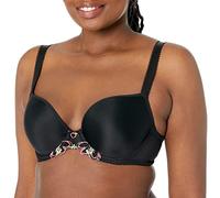 Freya Women's Loveland Underwire Plunge Molded T-Shirt Bra, Black, 34E
