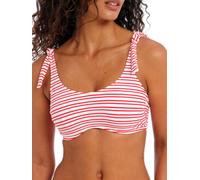 Freya Womens New Shores Bralette Bikini Top - Red Polyamide - Size 32FF