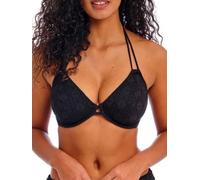 Underwired swimsuit top for women Freya Nomad Nights Black 100D
