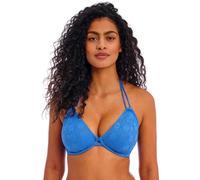 Freya Women's Nomad Nights Underwire Halter Bikini Top, Atlantic, 34FF