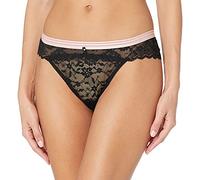Freya Women's Offbeat Brazilian Bikini Style Underwear, Black, L