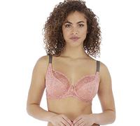 Freya Women's Offbeat Underwire Plunge Bra, Opaque, Rose Hip, 34F