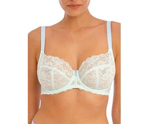 Freya Women's Offbeat Underwire Side Support Bra Full Coverage, Opaque, Pure Water, 32F