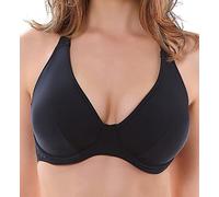 Freya Women's Remix Underwire Halter Bikini Top, Black, 38FF