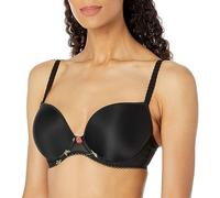 Freya Women's Rose Blossom Molded Underwire Plunge T-Shirt Bra, Black, 32FF