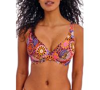 Freya Women's Santiago Nights High Apex Underwire Bikini Top, Multi, 3 4G US