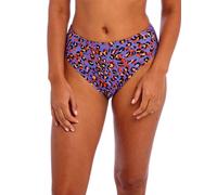 Freya Womens Santiago Nights High Waist Bikini Brief - Purple Polyamide - Size Large