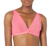 Freya Women's Snapshot Wireless Bralette Bra, Sheer, Pink, L